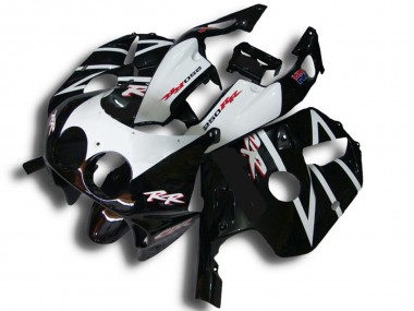 Aftermarket 1990-1998 Black White RR Honda CBR250RR Motorcycle Fairings