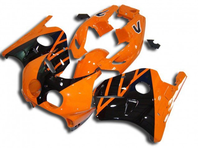 Aftermarket 1990-1998 Orange Design Honda CBR250RR Motorcycle Fairings