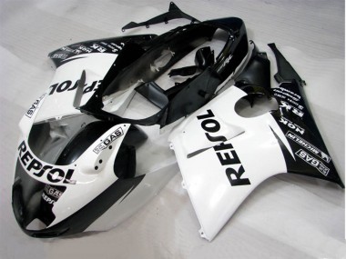 Aftermarket 1996-2007 Black White Repsol Honda CBR1100XX Motorcycle Fairings