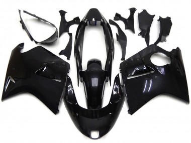 Aftermarket 1996-2007 Dark Black Red X Honda CBR1100XX Motorcycle Fairings