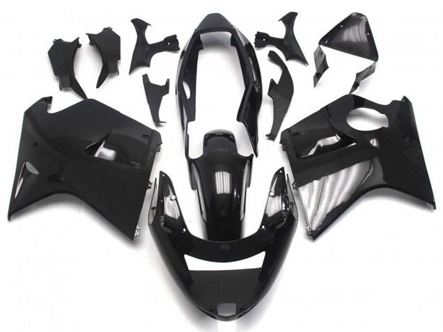 Aftermarket 1996-2007 Gloss Black and Yellow Honda CBR1100XX Motorcycle Fairings