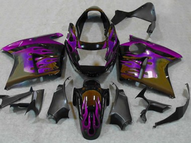 Aftermarket 1996-2007 Purple Flame Honda CBR1100XX Motorcycle Fairings