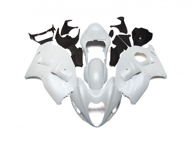 Aftermarket 1997-2007 Custom Pearl White Suzuki GSXR 1300 Motorcycle Fairings