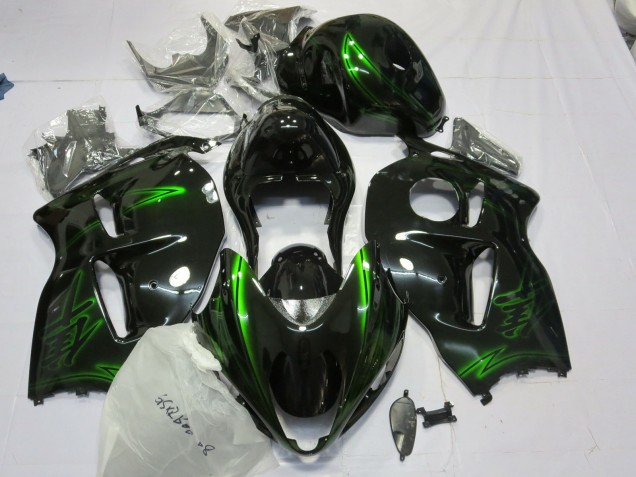 Aftermarket 1997-2007 Electric Green Suzuki GSXR 1300 Motorcycle Fairings