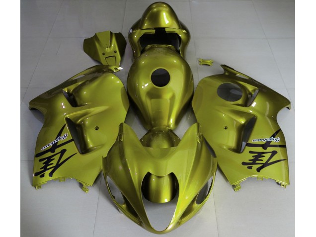 Aftermarket 1997-2007 Gloss Yellow Suzuki GSXR 1300 Motorcycle Fairings