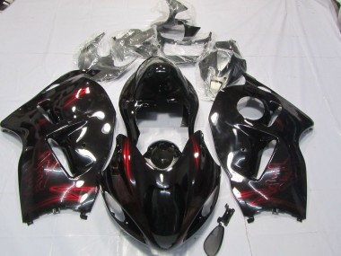 Aftermarket 1997-2007 Red Deep Gloss Suzuki GSXR 1300 Motorcycle Fairings