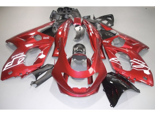 Aftermarket 1998-2007 Gloss Red and White Decals Yamaha YZF600 Motorcycle Fairings