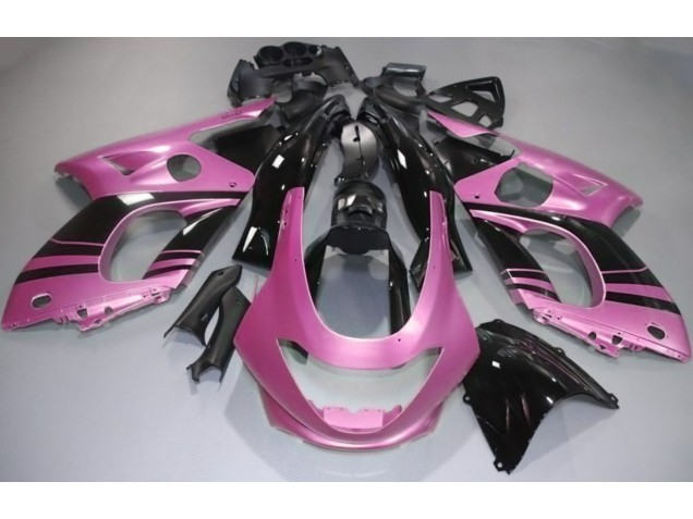 Aftermarket 1998-2007 Rose Pink & Black Yamaha YZF600 Motorcycle Fairings