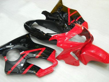 Aftermarket 1999-2000 Black Red Honda CBR600 F4 Motorcycle Fairings