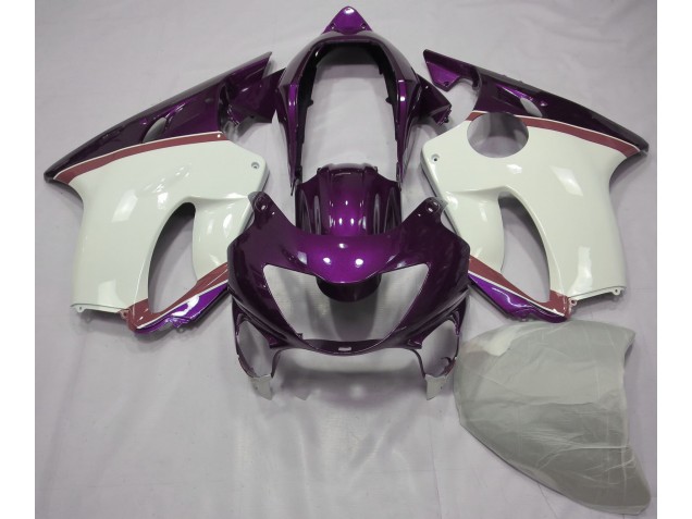 Aftermarket 1999-2000 Mood Purple and Grapefruit Honda CBR600 F4 Motorcycle Fairings