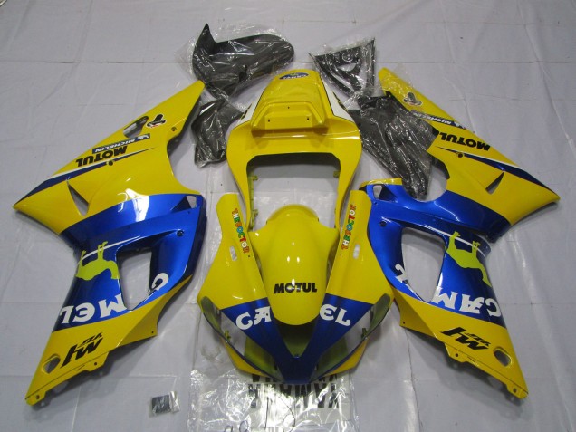 Aftermarket 2000-2001 Camel Yamaha R1 Motorcycle Fairings