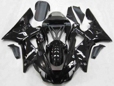 Aftermarket 2000-2001 Gloss Black Style Yamaha R1 Motorcycle Fairings