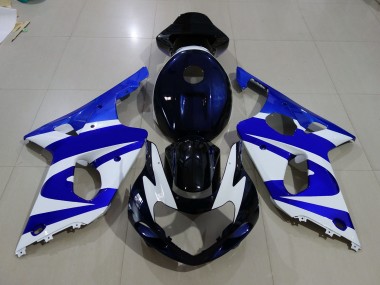 Aftermarket 2000-2002 Deep Blue & Suzuki GSXR 1000 Motorcycle Fairings