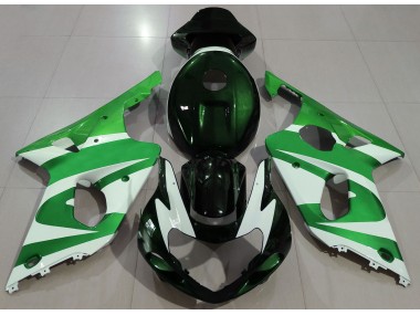 Aftermarket 2000-2002 Deep Green & Suzuki GSXR 1000 Motorcycle Fairings