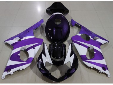 Aftermarket 2000-2002 Deep Purple & Suzuki GSXR 1000 Motorcycle Fairings