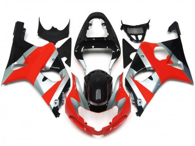 Aftermarket 2000-2002 Gloss Red OEM style Kit Suzuki GSXR 1000 Motorcycle Fairings