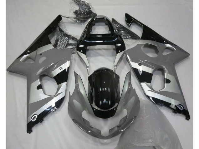 Aftermarket 2000-2002 Gray Silver OEM Style Suzuki GSXR 1000 Motorcycle Fairings