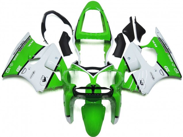 Aftermarket 2000-2002 Light Green Gloss Kit Kawasaki ZX6R Motorcycle Fairings