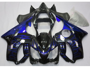 Aftermarket 2001-2003 Blue Flame Honda CBR600 F4i Motorcycle Fairings