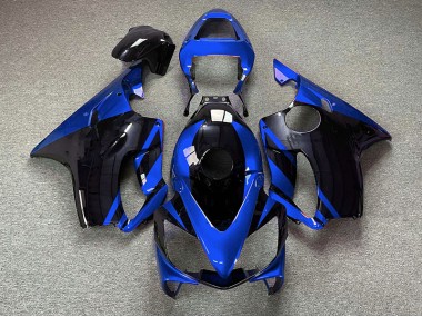 Aftermarket 2001-2003 Gloss Blue and Black Honda CBR600 F4i Motorcycle Fairings