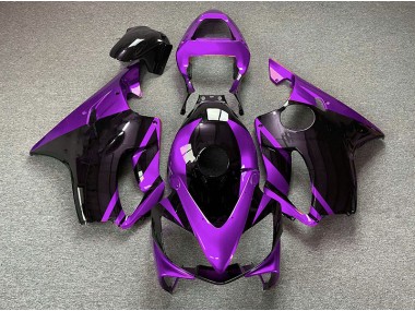 Aftermarket 2001-2003 Gloss Purple and Black Honda CBR600 F4i Motorcycle Fairings