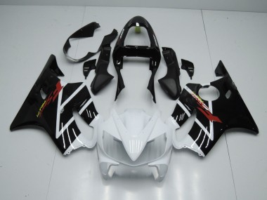 Aftermarket 2001-2003 Gloss White and Black Honda CBR600 F4i Motorcycle Fairings