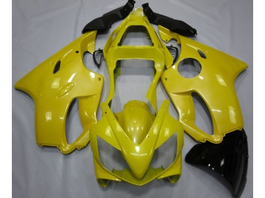 Aftermarket 2001-2003 Pearl Yellow Honda CBR600 F4i Motorcycle Fairings