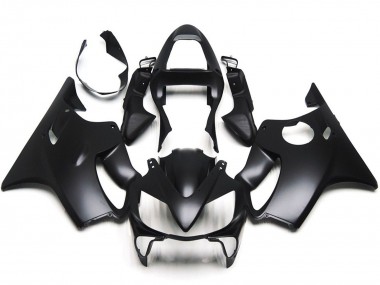 Aftermarket 2001-2003 Plain Matte Black Honda CBR600 F4i Motorcycle Fairings