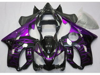 Aftermarket 2001-2003 Purple Flame Honda CBR600 F4i Motorcycle Fairings