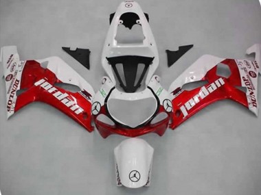 Aftermarket 2001-2003 Red Jordan Suzuki GSXR 600-750 Motorcycle Fairings