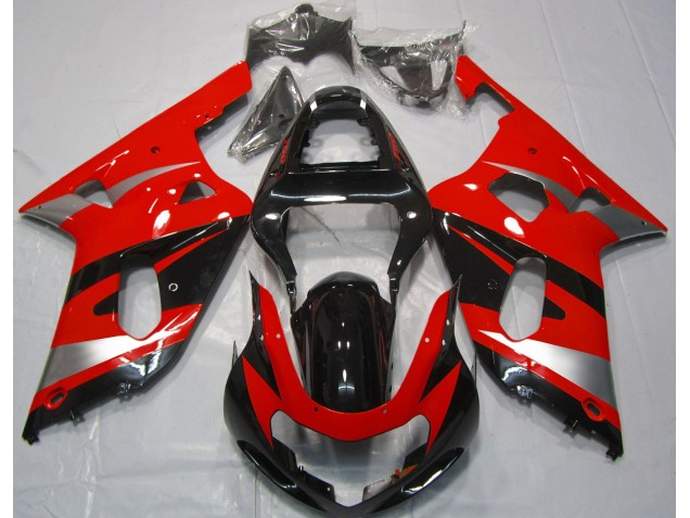 Aftermarket 2001-2003 Red OEM Style Suzuki GSXR 600-750 Motorcycle Fairings