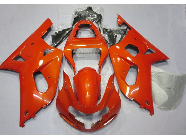 Aftermarket 2001-2003 Red Suzuki GSXR 600-750 Motorcycle Fairings