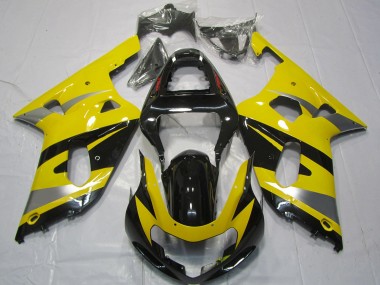 Aftermarket 2001-2003 Yellow OEM Style Suzuki GSXR 600-750 Motorcycle Fairings