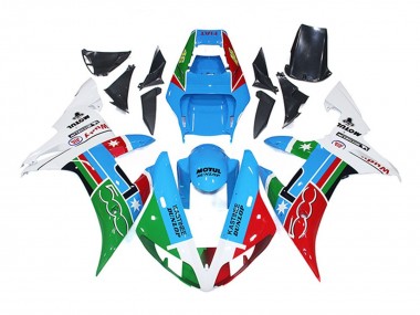 Aftermarket 2002-2003 500 Light Blue Yamaha R1 Motorcycle Fairings