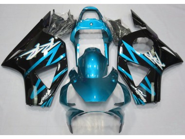 Aftermarket 2002-2003 Electric Light Blue Honda CBR954 Motorcycle Fairings