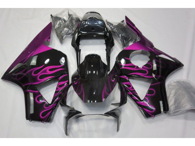 Aftermarket 2002-2003 Pink Flame Honda CBR954 Motorcycle Fairings