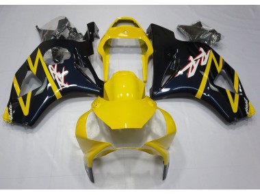 Aftermarket 2002-2003 Yellow Black Honda CBR954 Motorcycle Fairings