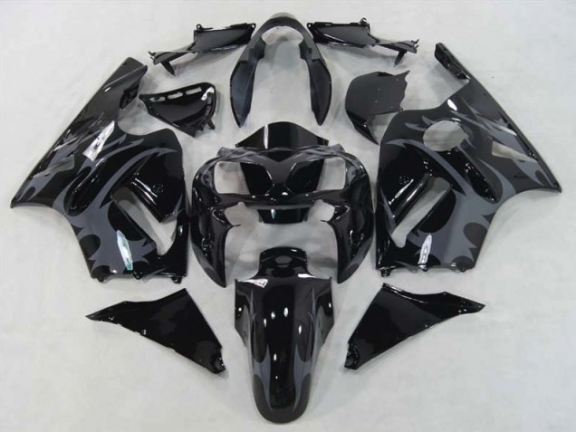 Aftermarket 2002-2005 Black Warrior Kawasaki ZX12R Motorcycle Fairings