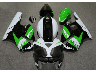 Aftermarket 2002-2005 Green Shark Kawasaki ZX12R Motorcycle Fairings