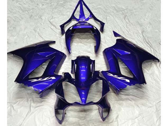 Aftermarket 2002-2012 Deep Blue Plain Honda VFR800 Motorcycle Fairings