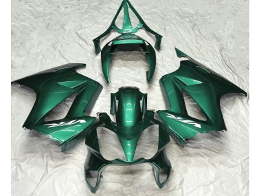 Aftermarket 2002-2012 Deep Forest Green Plain Honda VFR800 Motorcycle Fairings