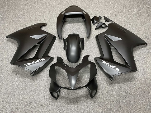 Aftermarket 2002-2012 Matte Black Honda VFR800 Motorcycle Fairings