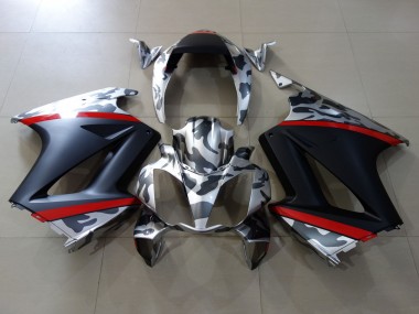 Aftermarket 2002-2012 Matte and Camo Honda VFR800 Motorcycle Fairings