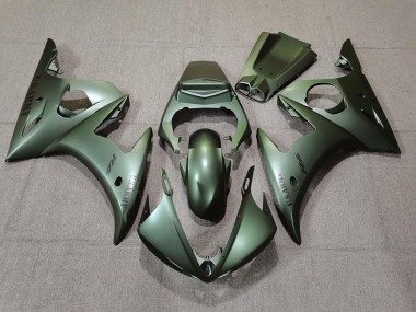 Aftermarket 2003-2005 Army Green Yamaha R6 Motorcycle Fairings