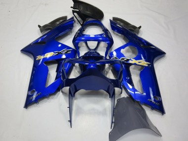 Aftermarket 2003-2004 Blue OEM Style Kawasaki ZX6R Motorcycle Fairings