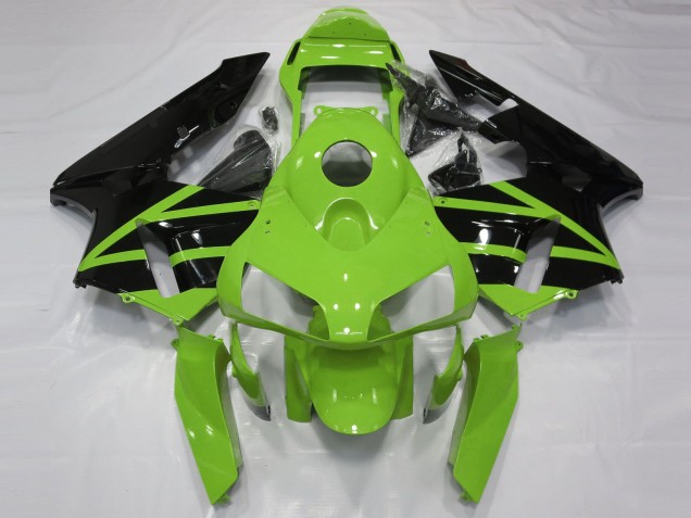 Aftermarket 2003-2004 Bright Green Honda CBR600RR Motorcycle Fairings