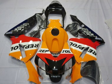 Aftermarket 2003-2004 Classic Repsol Honda CBR600RR Motorcycle Fairings