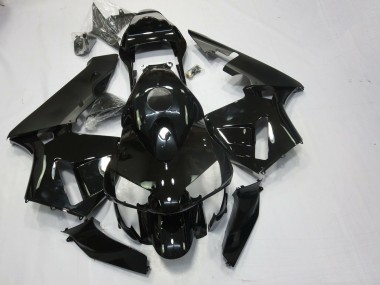 Aftermarket 2003-2004 Gloss Black & Matte Honda CBR600RR Motorcycle Fairings