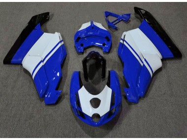 Aftermarket 2003-2004 Gloss Blue & White Ducati 749 999 Motorcycle Fairings