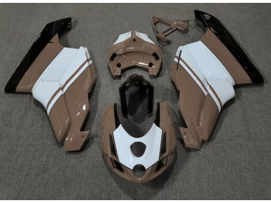 Aftermarket 2003-2004 Gloss Brown & White Ducati 749 999 Motorcycle Fairings